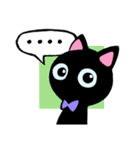 黒猫ジューゴ（猫のレイちゃんシリーズ）（個別スタンプ：23）