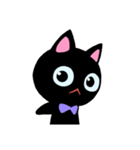 黒猫ジューゴ（猫のレイちゃんシリーズ）（個別スタンプ：25）