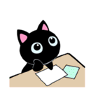 黒猫ジューゴ（猫のレイちゃんシリーズ）（個別スタンプ：33）