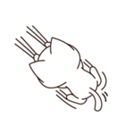 Little white meow（個別スタンプ：32）