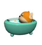 豆柴 子茶々の3D（個別スタンプ：14）