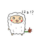 羊のメーメーさん 日本語を覚える（個別スタンプ：35）