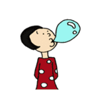 自由人おかっぱちゃんの日常（個別スタンプ：10）