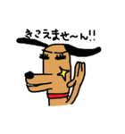 キラりん犬（個別スタンプ：1）