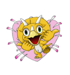 Q Dinosaur Family-English version（個別スタンプ：3）
