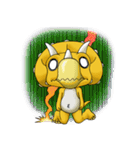 Q Dinosaur Family-English version（個別スタンプ：6）