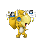 Q Dinosaur Family-English version（個別スタンプ：15）