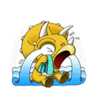 Q Dinosaur Family-English version（個別スタンプ：16）