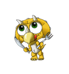 Q Dinosaur Family-English version（個別スタンプ：22）