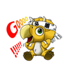 Q Dinosaur Family-English version（個別スタンプ：27）