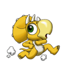 Q Dinosaur Family-English version（個別スタンプ：28）