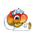 Q Dinosaur Family-English version（個別スタンプ：36）