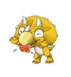 Q Dinosaur Family-English version（個別スタンプ：40）