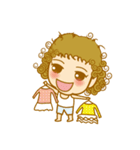 Little curly（個別スタンプ：7）