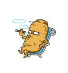 Amusing Mr. Ginseng part 1 (Daily Life)（個別スタンプ：13）