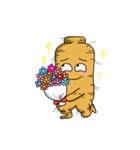 Amusing Mr. Ginseng part 1 (Daily Life)（個別スタンプ：38）