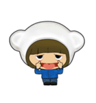 Tina Fish (Bear's clothing)(Traditional)（個別スタンプ：11）