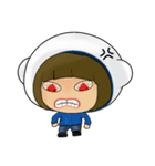 Tina Fish (Bear's clothing)(Traditional)（個別スタンプ：12）