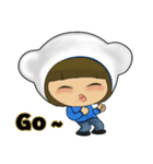 Tina Fish (Bear's clothing)(Traditional)（個別スタンプ：17）