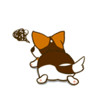 Love Corgi (Cute tricolor)（個別スタンプ：2）