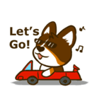 Love Corgi (Cute tricolor)（個別スタンプ：6）