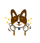 Love Corgi (Cute tricolor)（個別スタンプ：10）