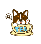 Love Corgi (Cute tricolor)（個別スタンプ：31）