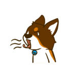 Love Corgi (Cute tricolor)（個別スタンプ：37）