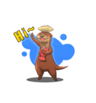 Hello~I'm Otter（個別スタンプ：1）