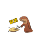 Hello~I'm Otter（個別スタンプ：4）