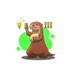 Hello~I'm Otter（個別スタンプ：8）