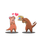 Hello~I'm Otter（個別スタンプ：35）