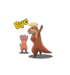 Hello~I'm Otter（個別スタンプ：40）