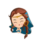 Cute arabian princess sticker pack（個別スタンプ：1）