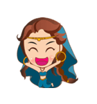 Cute arabian princess sticker pack（個別スタンプ：4）