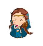 Cute arabian princess sticker pack（個別スタンプ：15）