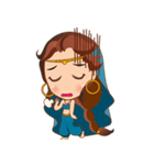 Cute arabian princess sticker pack（個別スタンプ：16）