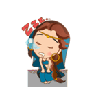 Cute arabian princess sticker pack（個別スタンプ：18）