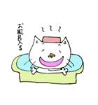 おかっぱちゃんと猫くん（個別スタンプ：2）