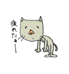おかっぱちゃんと猫くん（個別スタンプ：17）