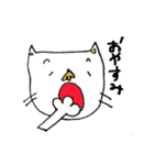 おかっぱちゃんと猫くん（個別スタンプ：28）