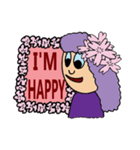 Purple People 3 花見（個別スタンプ：4）