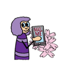 Purple People 3 花見（個別スタンプ：15）