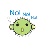 I'm a puffer fish！（個別スタンプ：2）