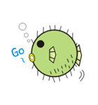 I'm a puffer fish！（個別スタンプ：6）