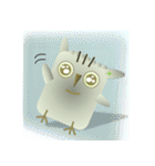 Owl Archie (Action Version)（個別スタンプ：1）