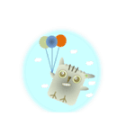 Owl Archie (Action Version)（個別スタンプ：15）