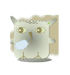 Owl Archie (Action Version)（個別スタンプ：23）