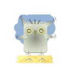 Owl Archie (Action Version)（個別スタンプ：37）