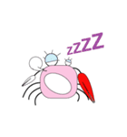 カニちゃんでーす（個別スタンプ：10）
